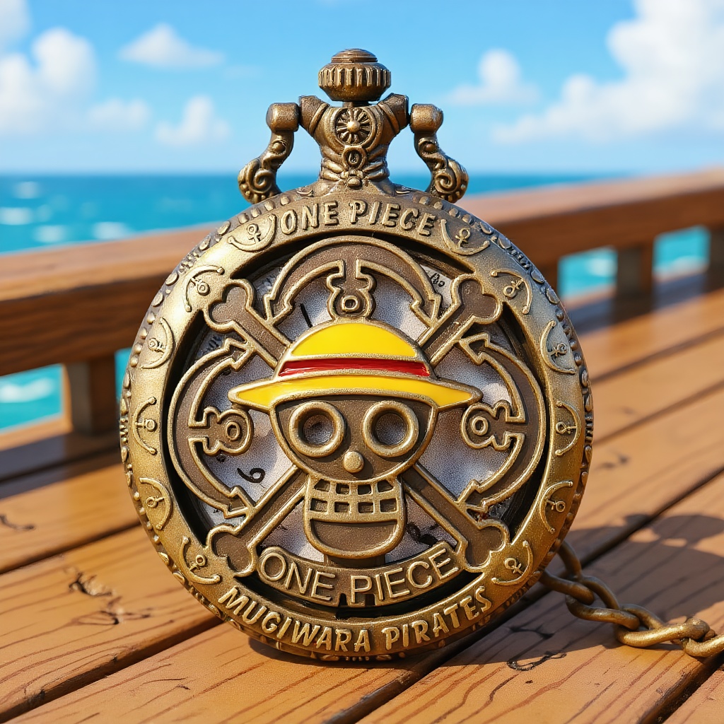 Jewelry Stores Watches - One Piece Anime Pocket Watch, Vintage