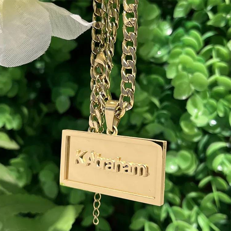 Hip Hop Chain Necklace - Custom Name Hip Hop Necklace for