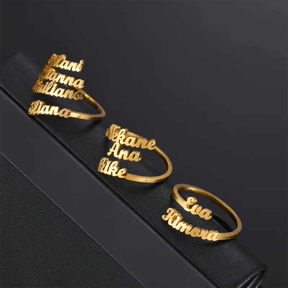 Custom Multiple Names Rings Fo – обзор и цена Statement Cocktail Ring