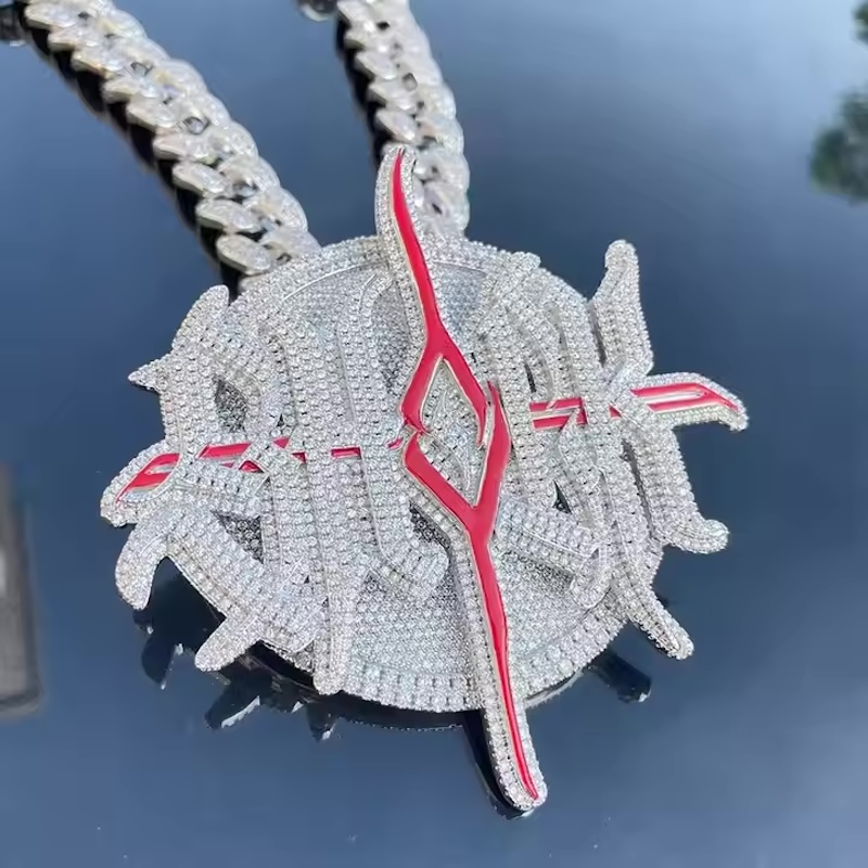 Custom White Gold Plating Ster – обзор и цена Hip Hop Chain Necklace