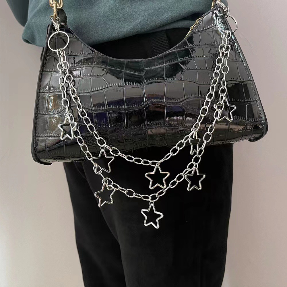 Punk Star Double Layer Waist C – обзор и цена Hip Hop Chain Necklace