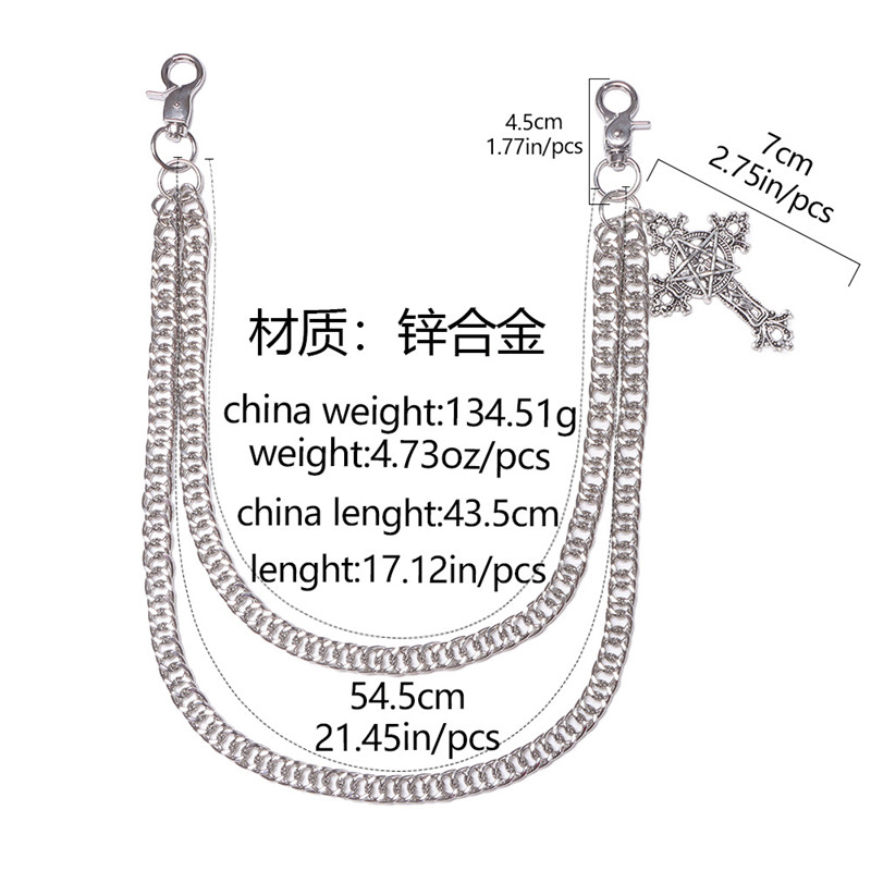Fashion Punk Metal Pants Chain – обзор и цена Hip Hop Chain Necklace