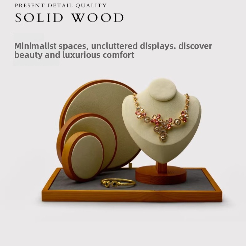 Solid Wood Jewelry Display Tra – обзор и цена Jewelry And Watches Store