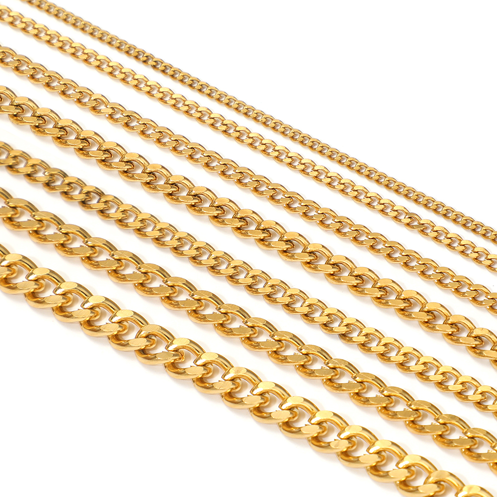 2 Meters 304 Stainless Steel C – обзор и цена Hip Hop Chain Necklace