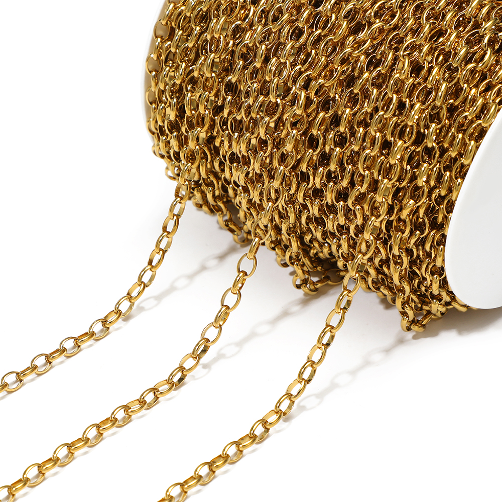 1 Meter Stainless Steel O Shap – обзор и цена Hip Hop Chain Necklace