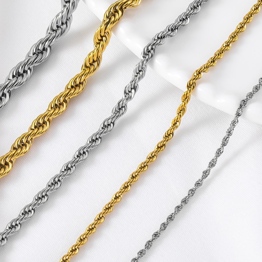 0.5/1 Meter Stainless Steel Tw – обзор и цена Hip Hop Chain Necklace