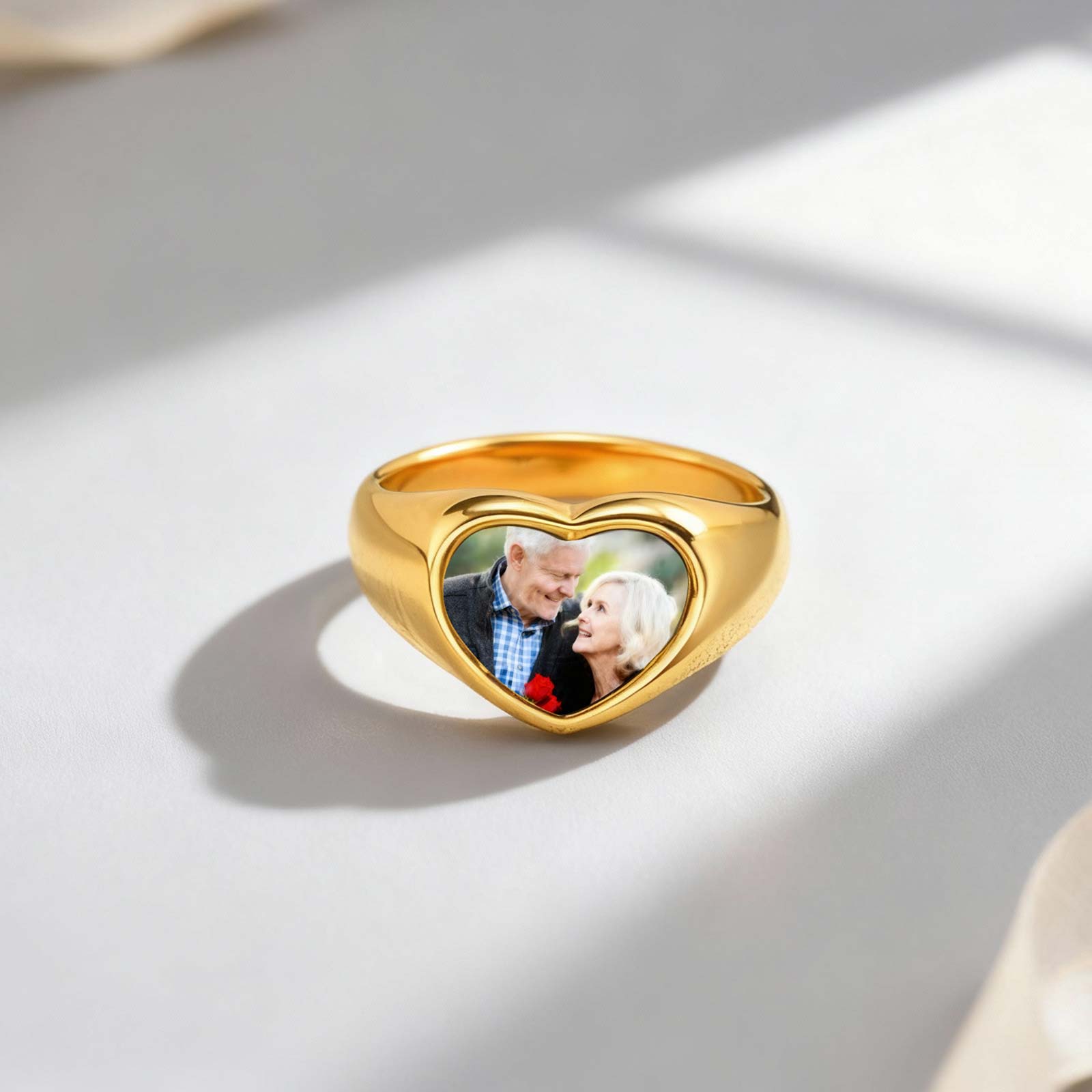 Custom Photo Signet Ring for W – обзор и цена Statement Cocktail Ring