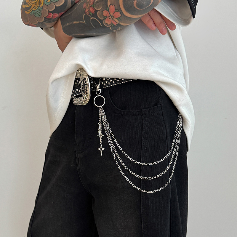 New Retro Punk Rock Cross Pant – обзор и цена Hip Hop Chain Necklace