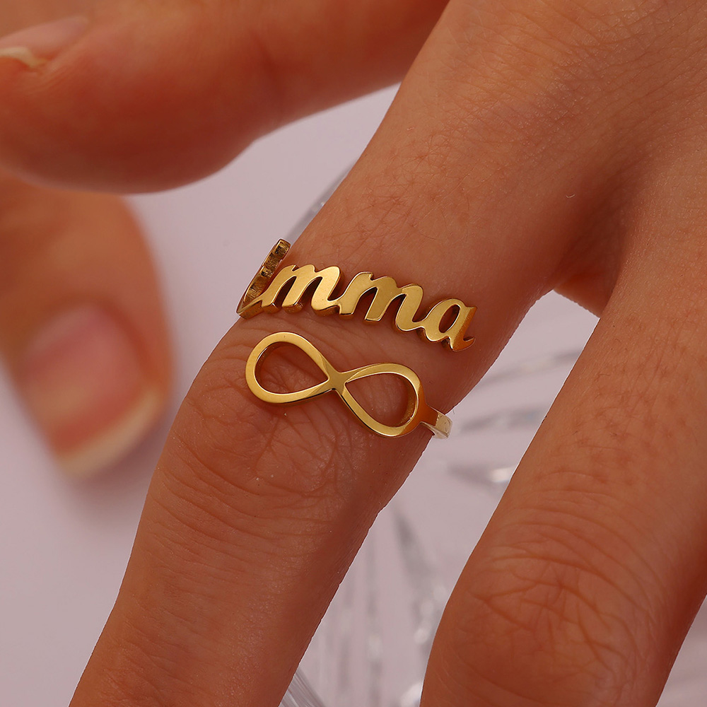 Personalized Name Anillos Cust – обзор и цена Statement Cocktail Ring
