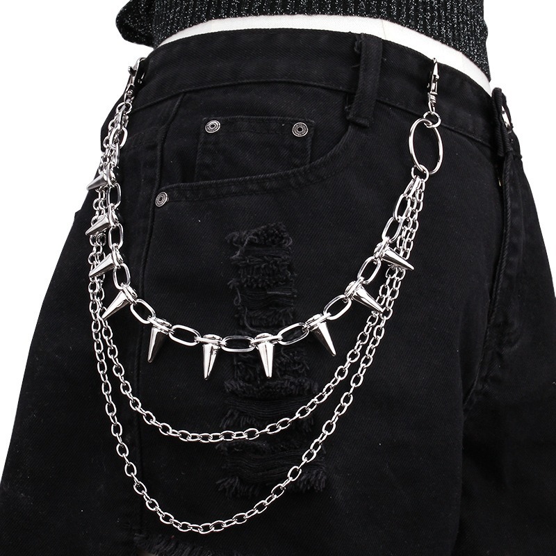 Hip Hop Punk Rock Metal Pants  – обзор и цена Hip Hop Chain Necklace