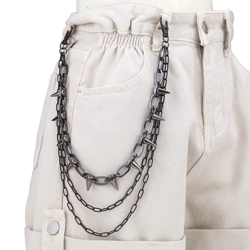 Hip Hop Punk Rock Metal Pants  – обзор и цена Hip Hop Chain Necklace