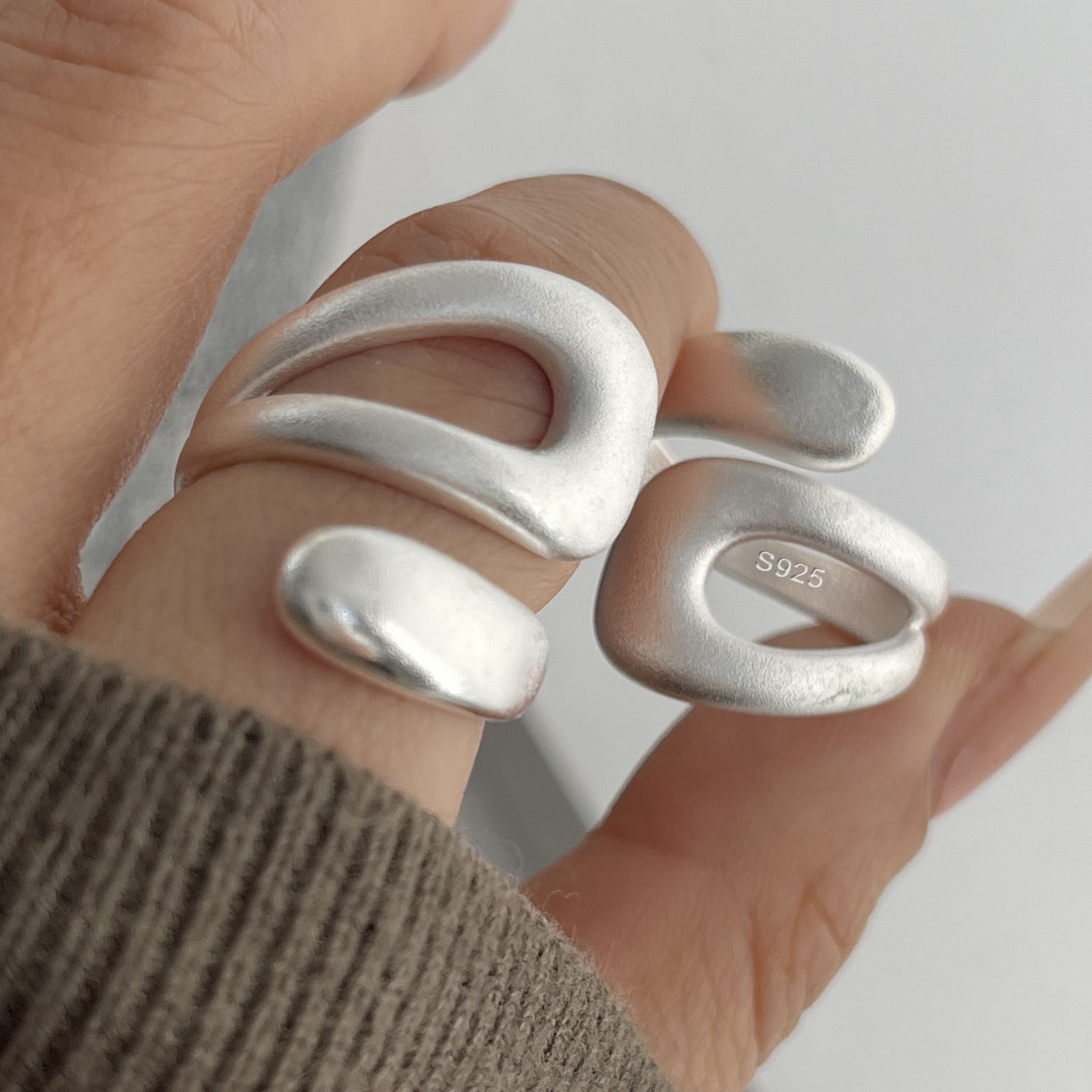 925 Sterling Silver Rings for  – обзор и цена Statement Cocktail Ring
