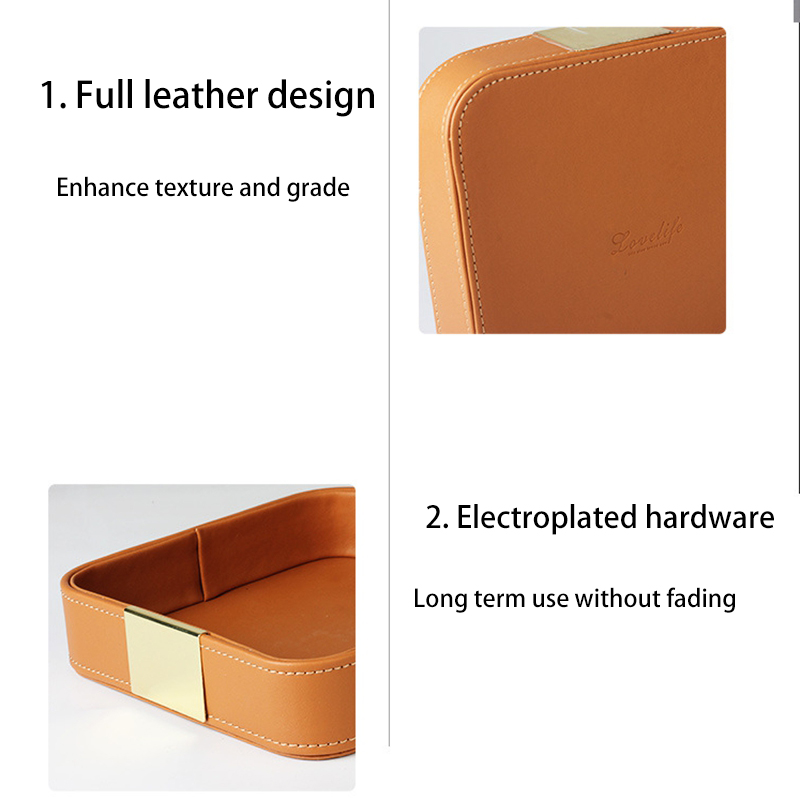 Leather Desk Tray Desktop Stor – обзор и цена Jewelry And Watches Store