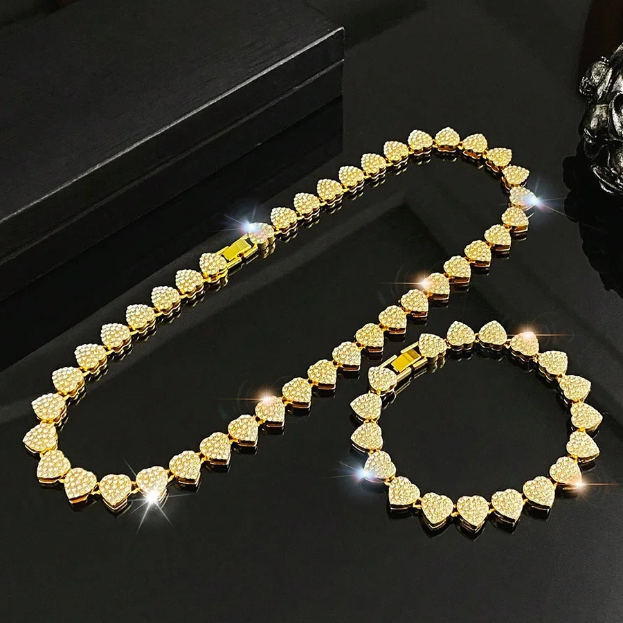 45CM New Hip Hop Tennis Chain  – обзор и цена Hip Hop Chain Necklace