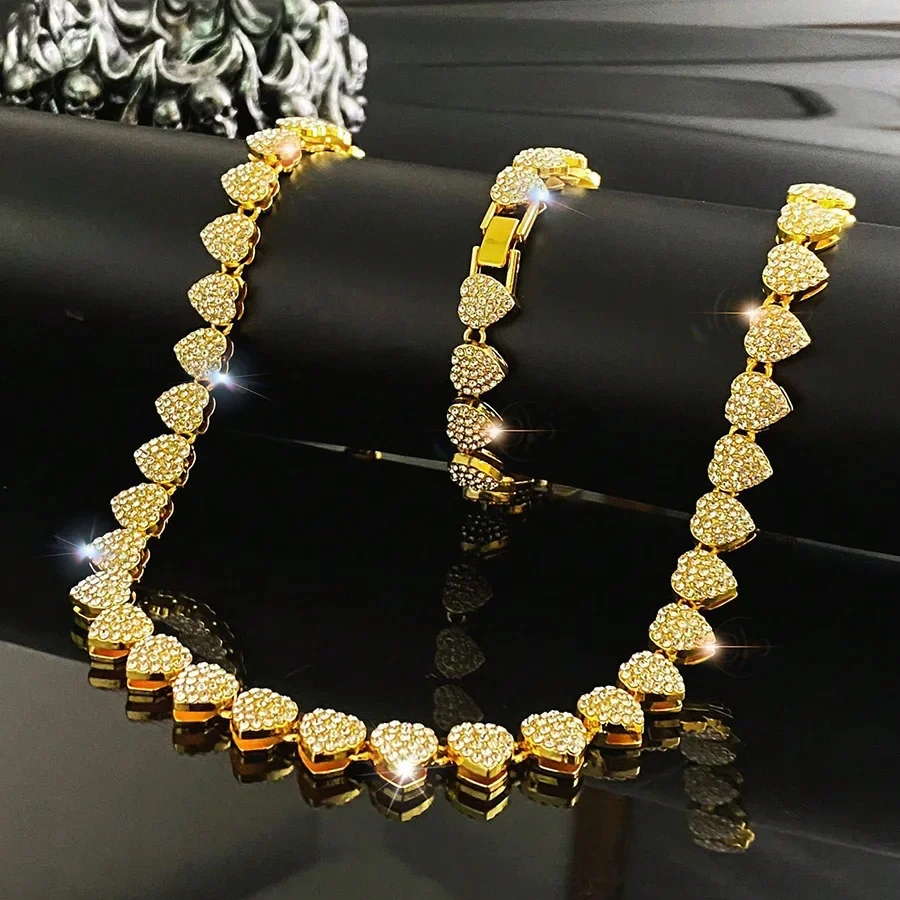 45CM New Hip Hop Tennis Chain  – обзор и цена Hip Hop Chain Necklace
