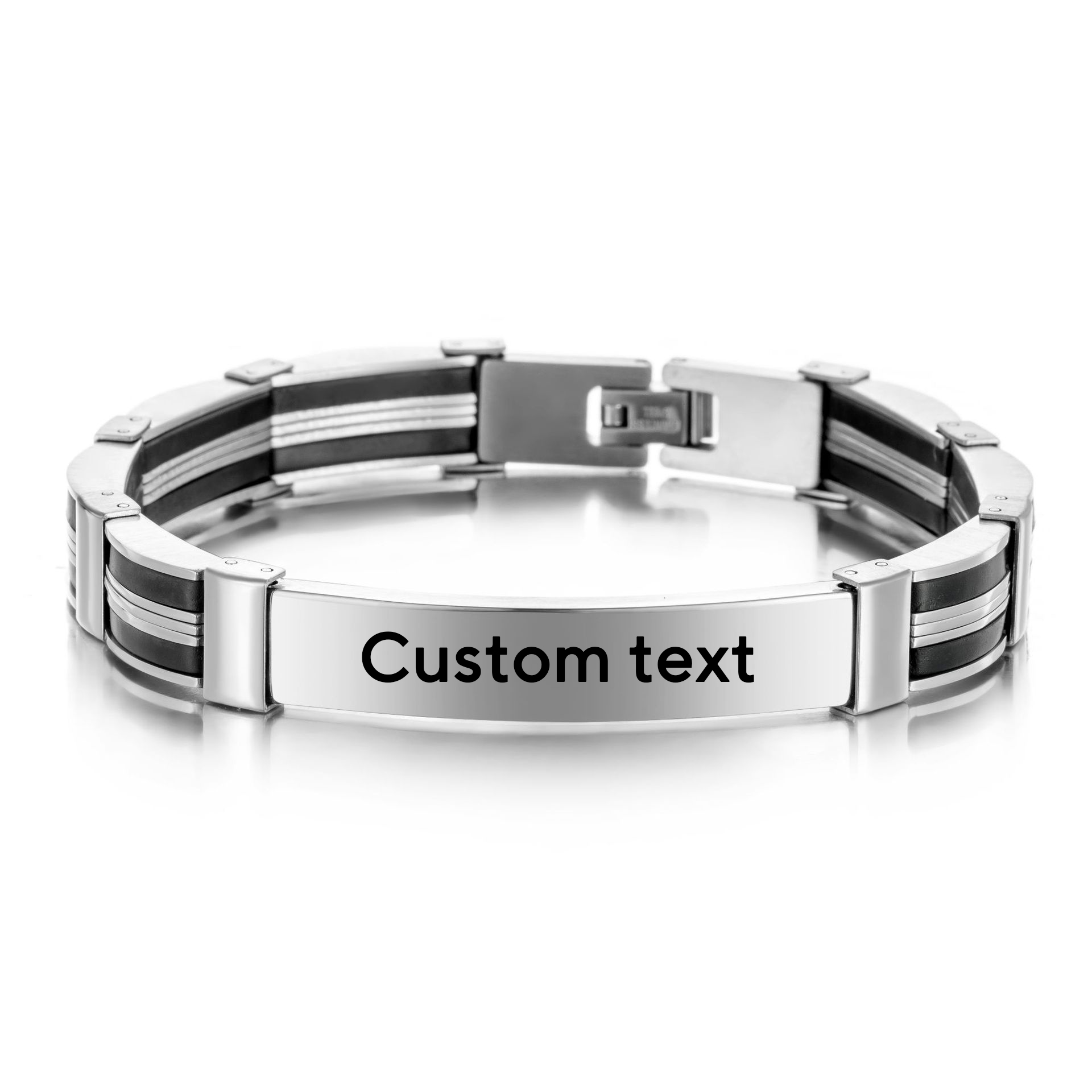 Punk Custom TEXT Name Men Stai – обзор и цена Jewelry Watches Women