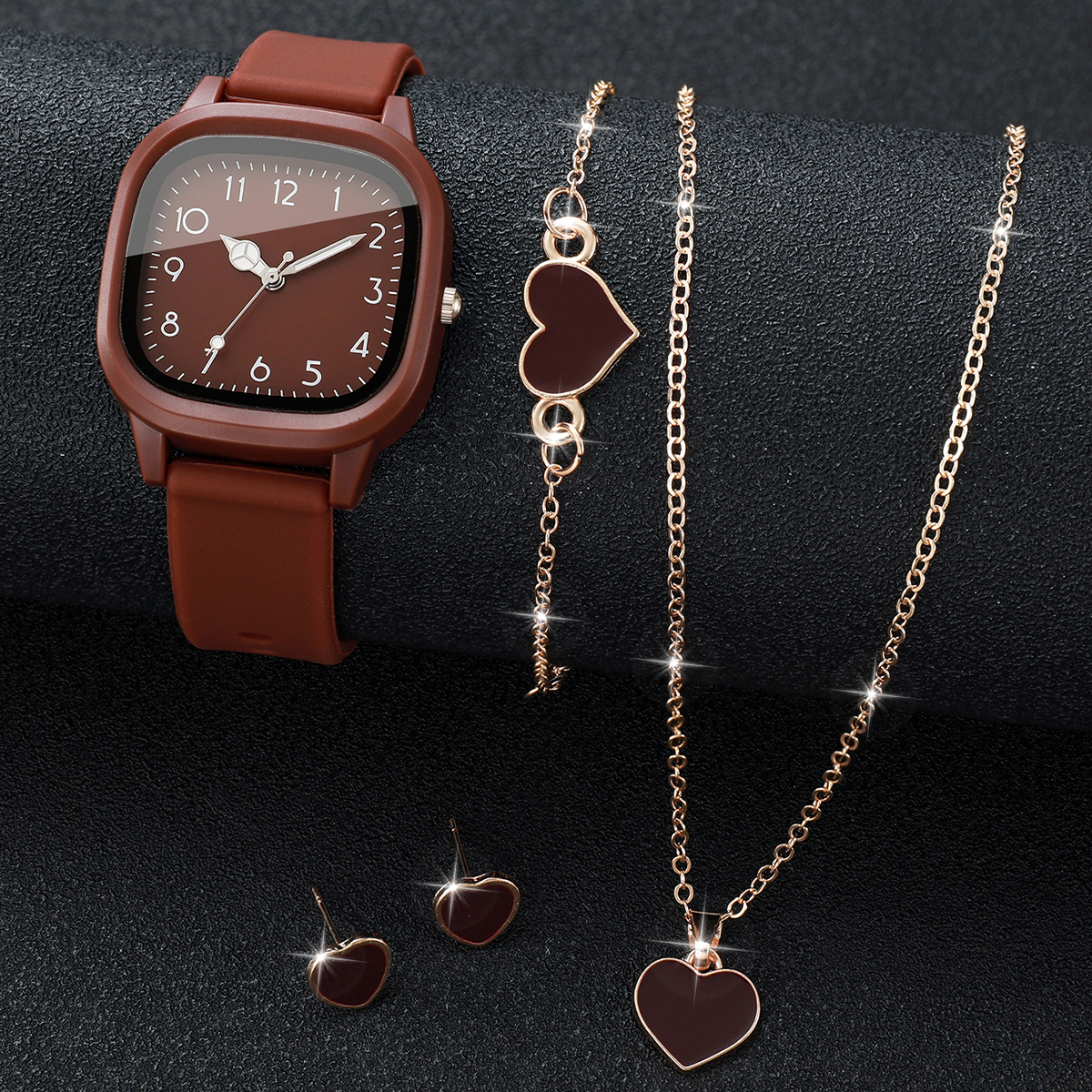 5PCS Fashion Women Watches Hea – обзор и цена Jewelry Watches Women