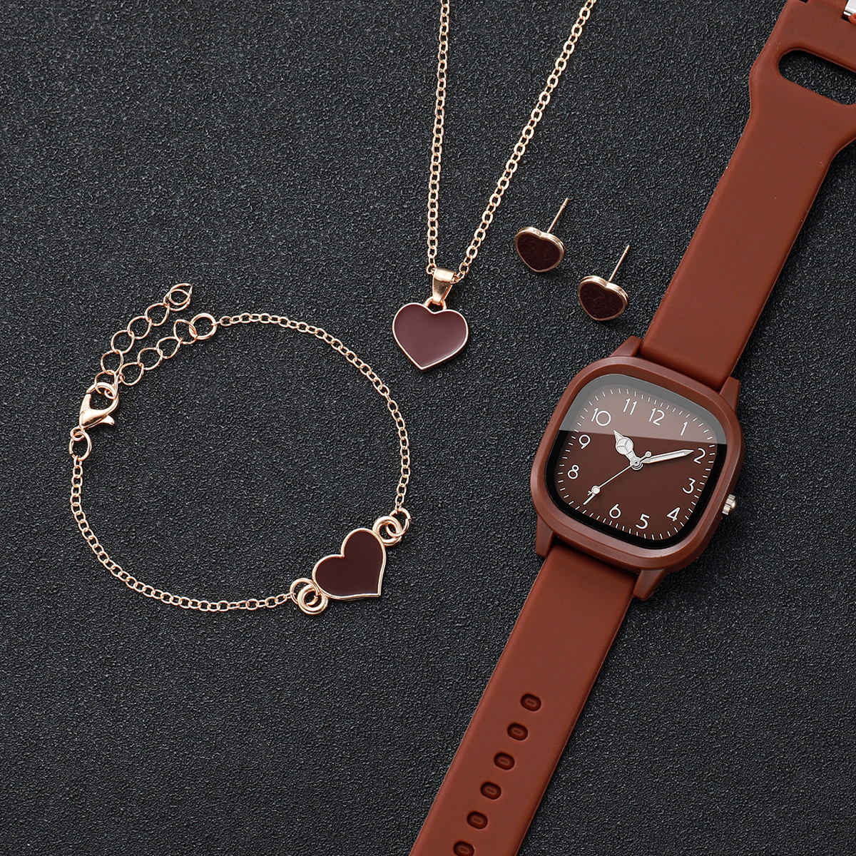 5PCS Fashion Women Watches Hea – обзор и цена Jewelry Watches Women