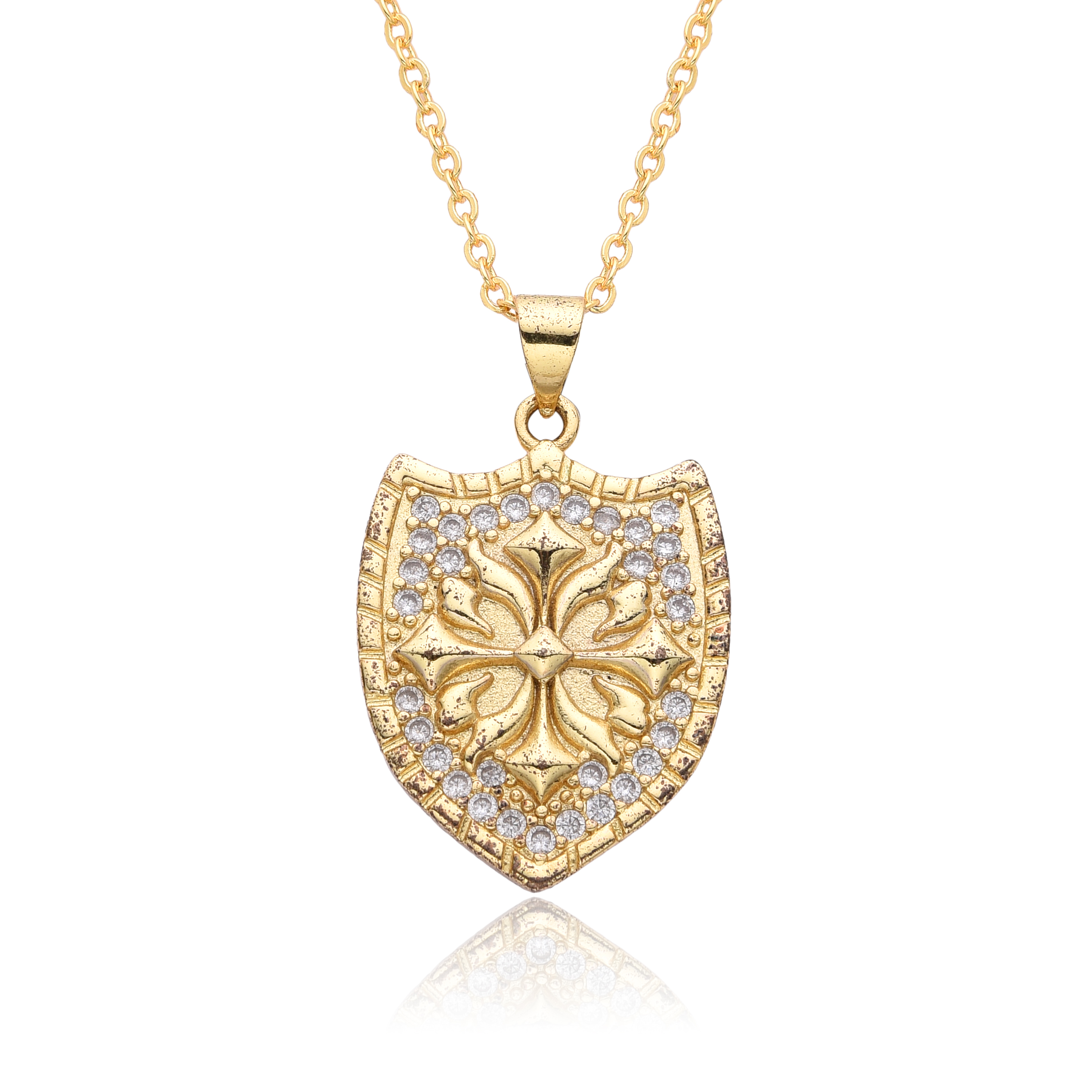 Y2K Gold Color Solar Sun Charm – обзор и цена Hip Hop Chain Necklace