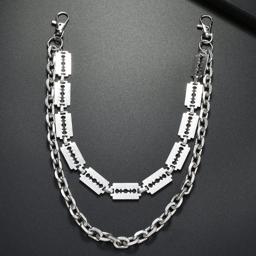 Punk Metal Chain Keychains for – обзор и цена Hip Hop Chain Necklace