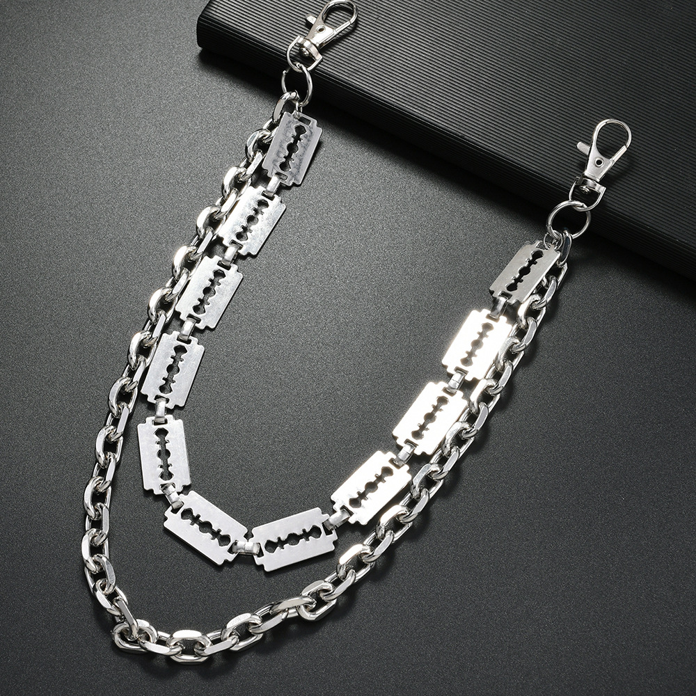 Punk Metal Chain Keychains for – обзор и цена Hip Hop Chain Necklace