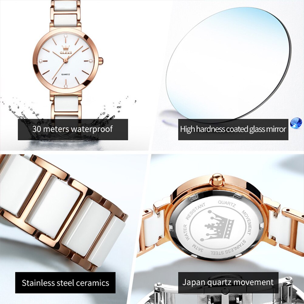 OLEVS Fashion Women Watches Re – обзор и цена Jewelry Watches Women