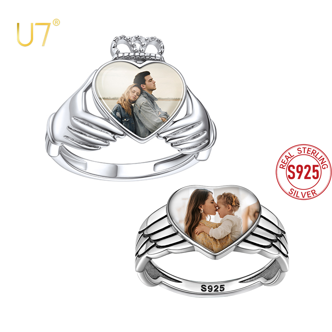 U7 Custom Photo Rings for Woma – обзор и цена Statement Cocktail Ring