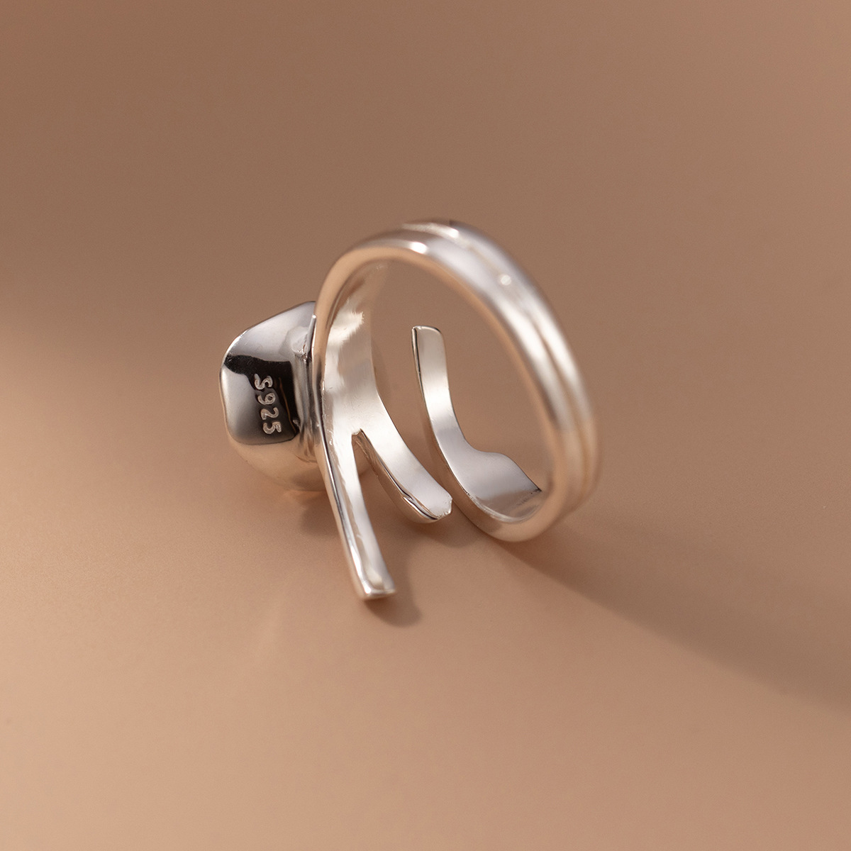 925 Sterling Silver Pearl Irre – обзор и цена Statement Cocktail Ring